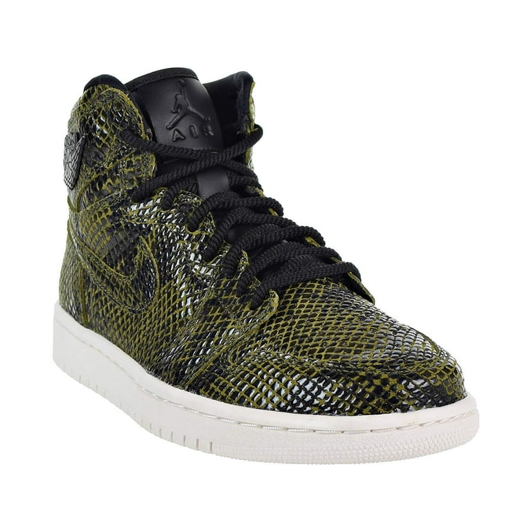スニーカー NIKE Air Jordan 1 Retro High Premium 'Snakeskin' WMNS 2018 Womens Air Jordan 1 Retro High Premium Snakeskin Olive