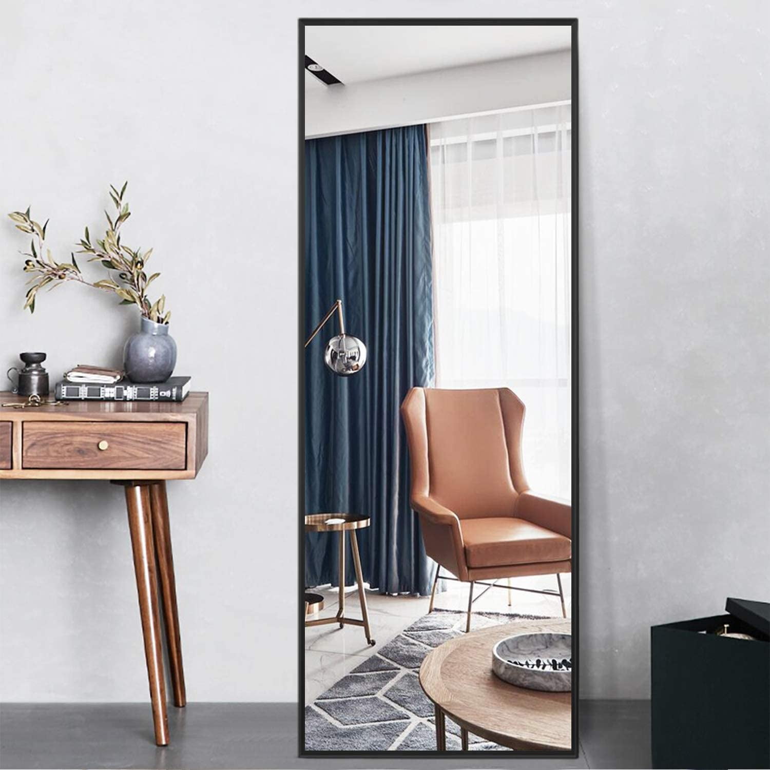 Two mirrors in bedroom