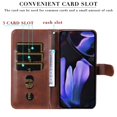 thumbnail image 4 of For Google Pixel 10/10 Pro 6.3-inch Wallet Case for Women Men Multi-Card Slots Zipper Pocket Leather Phone Case,Brown,For Pixel 10/10 Pro, 4 of 7