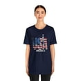 thumbnail image 3 of USA in Paris, Bella & Canvas, Unisex, Cotton Short Sleeve T-Shirt, XS - 5XL, 3 of 4