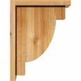 thumbnail image 3 of 6"W x 12"D x 16"H Alpine Rough Sawn Corbel w/Backplate, Western Red Cedar, 3 of 9