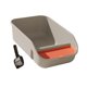 thumbnail image 2 of Caja de arena para gatos de interior con tapa abierta, desmontable y antisalpicaduras, alta Gris, 2 of 9