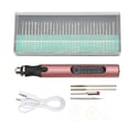 thumbnail image 3 of Engraving Pen, DIY Necklaces Glass Etching Kit Three Speed Engraving Machine  For Cutting For Drilling For Grinding Lettering Rose Gold, 3 of 8