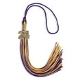 thumbnail image 4 of Endea Graduation Purple/Gold Mixed Color Graduation Tassel with Gold Date Drop, 4 of 10