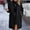 Black, variant on AOOCHASLIY 2023 Women Tops Women's Fashion Winter Solid Color Top Button Pockets Thirt Plush Long Sleeve Coat