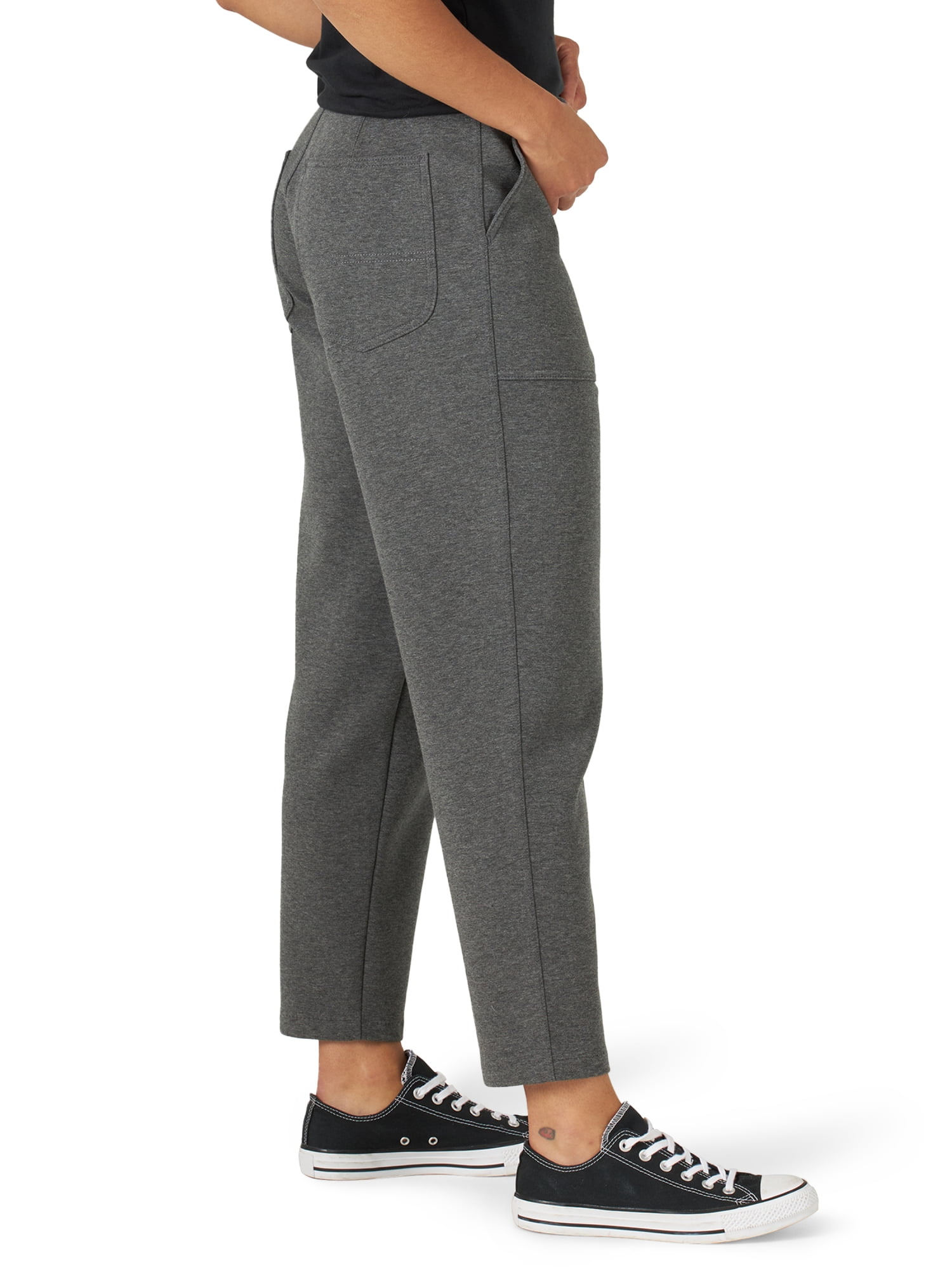 Lee Women's Relaxed Fit Tapered Ankle Crop Sweatpants