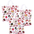 thumbnail image 1 of Bolsas de regalo de maquillaje para spa, bolsas de regalo, bolsas de plástico para la compra con mango de bucle suave para spa Makeu Feliz Sencillez, 1 of 5
