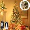 thumbnail image 4 of Remote control Christmas tree lamp string copper wire lamp colored lamp 100 meters green wire led copper wire lamp string all over the sky star Christmas lamp string, 4 of 5