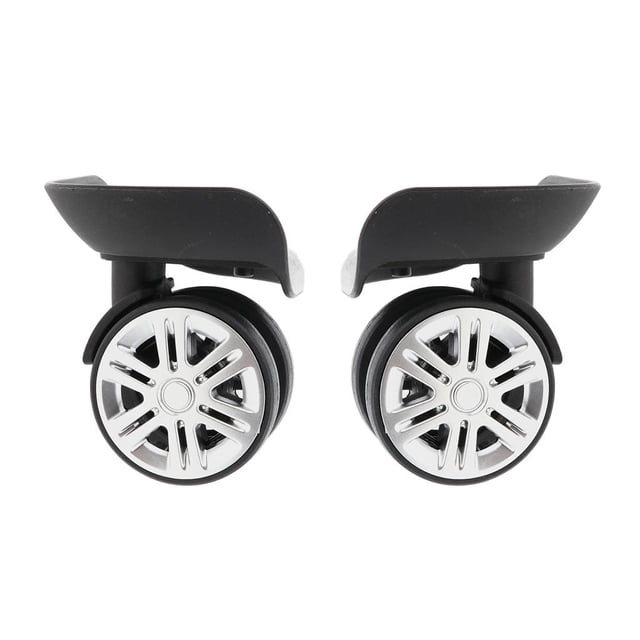 Ruedas Giratorias perfecl Para Maletas - Negro-Grande Talla grande