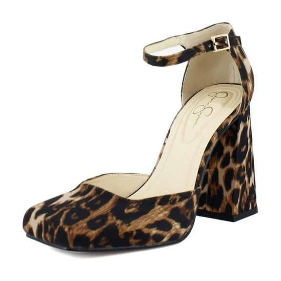 Jessica Simpson Lollah Women's Heels Natural Leopard Size 5.5 M