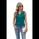thumbnail image 2 of Camisetas Sin Mangas con Cremallera para Mujer, Verde Oscuro, Talla XL, 2 of 10