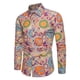 thumbnail image 3 of Las camisas de otoño más nuevas para hombres, camisas sociales de lujo de manga larga, camisetas de gran tamaño con solapa, camisas para hombre, ropa Harjauku diaria 2024, 3 of 4