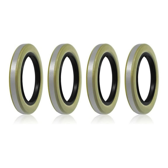 APPLAYERR Hub Grease Seals for 5200-7000 lb Trailer Axles 2.25x3.37 Steel Rubber 010-036-00 Quality Tested Easy Installation 4 Pcs