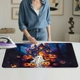 thumbnail image 4 of ZIATUBLES Ironing Mat Pad Foldable Ironing Blanket, Portable Ironing Board Alternative Cover for Travel Easy to Store, Halloween Deocr with Ghost Pumpkin Haunted House Print, 31.5" x 19.6", 4 of 7
