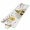 Gray, variant on Yellow Gnomes 2'x6' Runner Rugs for Hallway Kitchen Bedside Non Slip Washable, Spring Floral Bees Daisy Branches Wooden Entryway Rug Runners with Rubber Backing, Long Carpet Runner for Laundry Room