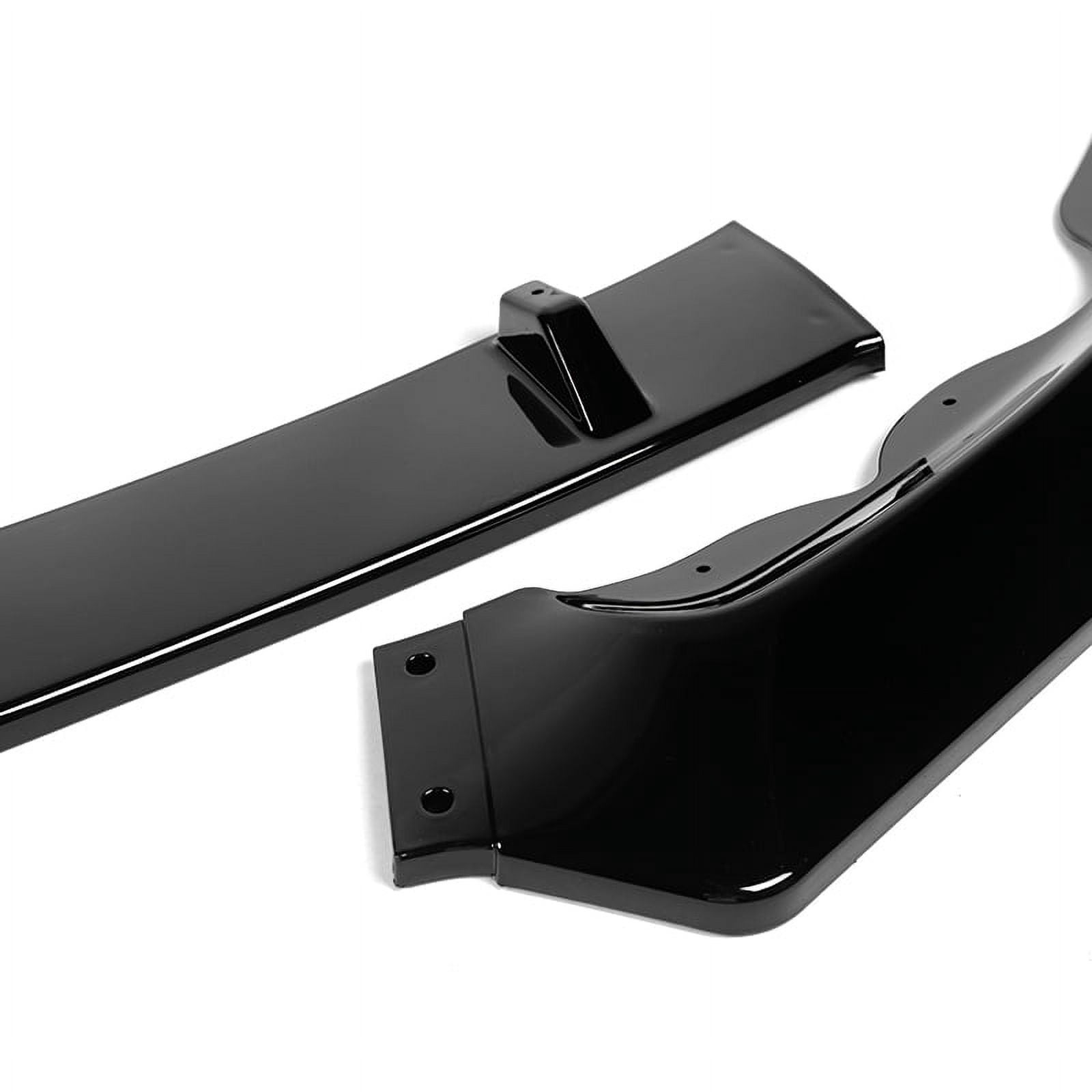 For 2013-2016 Ford Fusion Mondeo Painted Black Front Bumper Body Kit Spoiler Lip