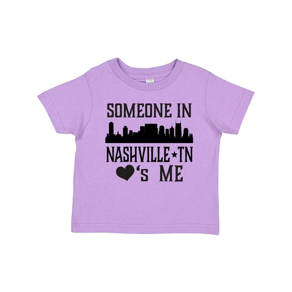 Inktastic Nashville Tennessee Someone Loves Me Skyline Boys or Girls Toddler T-Shirt