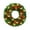 B, variant on Hvmvliv 11.81in Lighted Christmas Wreath with Pinecone Simulation Pine Wreath for Front Door Window Hanging Christmas Decoration Green