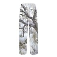 thumbnail image 6 of Havenx Men's Pajama Pants Camo Elastic Pants with Pockets Straight-Fit Long Pj Bottoms Drawstring Casual Novelty Lounge Breathable Clothes,Gray L, 6 of 6