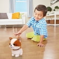 thumbnail image 6 of 9.8in Realistic Puppy Plush Doll with Necktie, Lifelike Dog Stuffed Animal Plushie, Soft Hugging Toy for Kids Boys Girls, Cute Sleeping Doll, Ideal Birthday Christmas Holiday Gift and Decoration, 6 of 6