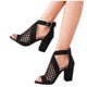 thumbnail image 5 of Zapatos de moda de verano para mujer Zapatos de mujer con cremallera hueca Sandalias de boca de pescado Wmkox8yii shjk331, 5 of 5