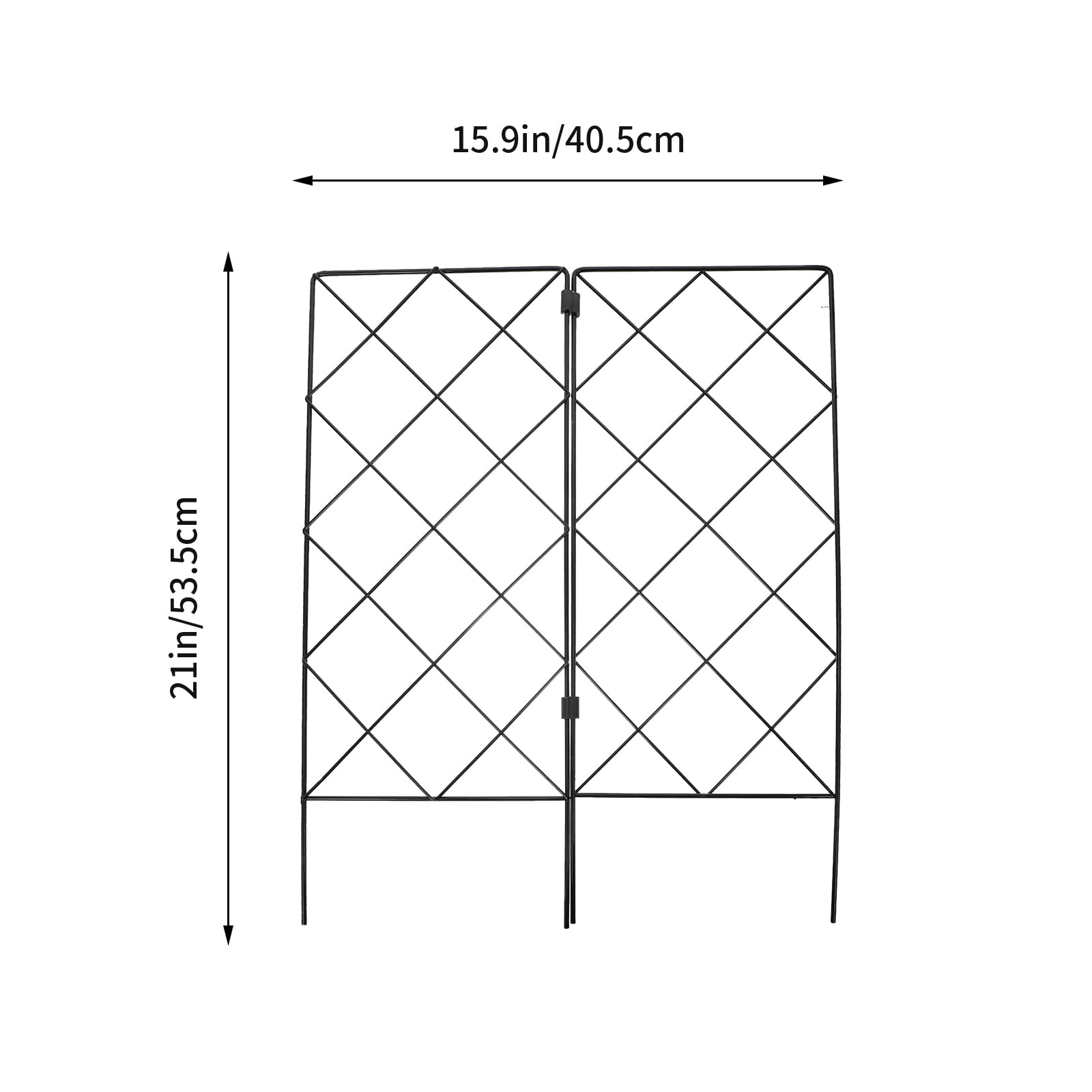 Pyramidti  2 Pcs Stake Creeping Climbing Vine Stand Plant Support Garden Trellis