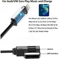 thumbnail image 2 of AMI MMI MDI Aux Interface Adapter Cord for iPhone 13 12 11 Xs Max XR X 8 7 6 Compatible with Audi, 2 of 5