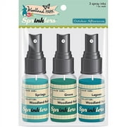 October Afternoon Woodland Park Sprinkler Ink, 3Pk