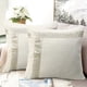 thumbnail image 4 of Soft Polyester Throw Cushion Covers Pillowcase For Sofa And Bed Chics Decorative Pillowcases Pillows Protectors White, 4 of 4