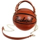 thumbnail image 4 of 1pc Bolso de mano con cadena con forma de baloncesto de moda Bolso bandolera de moda, 4 of 6