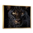 thumbnail image 2 of Designart "Portrait of a Tiger" Animals Floater Framed Wall Art Living Room, 2 of 7