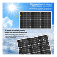 thumbnail image 5 of Kit Panel Solar 200w Con Controlador , Celda Solares De Casa Malubero Negro, 5 of 5