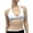WHITE, variant on European And American Sexy V-Neck Halter Back Bra