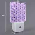 thumbnail image 2 of Uemuo Violet Night Light, Night Lights Plug into Wall, Dusk to Dawn Sensor Warm White Led Night Light 0.5W-US, 2 of 9