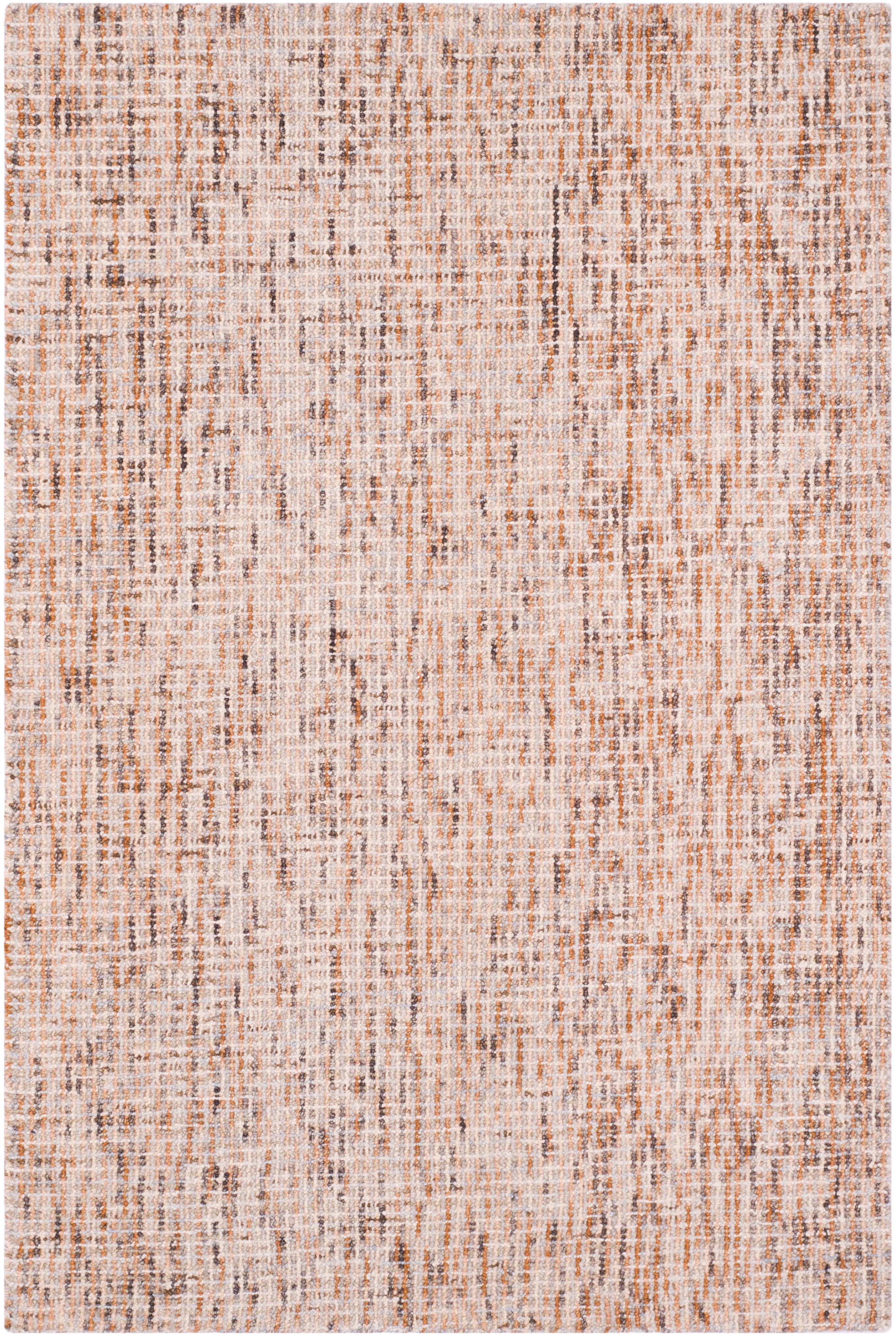 Safavieh Abstract Delia Distressed Wool Area Rug, Beige/Rust, 5' x 8'