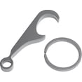 thumbnail image 5 of Th Titanium Bottle Opener Keychain With Keyring Mini Edc Bottle Openersliver Color1pcs), 5 of 5