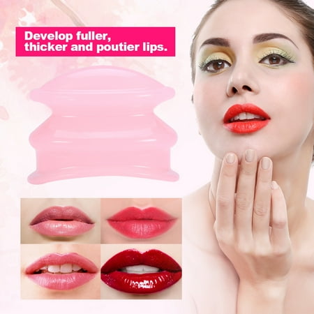 LAFGUR Women Portable Silicone Lip Plumper Enhancer Lip Suction Device Beauty Tool (The Best Lip Plumper Tool)