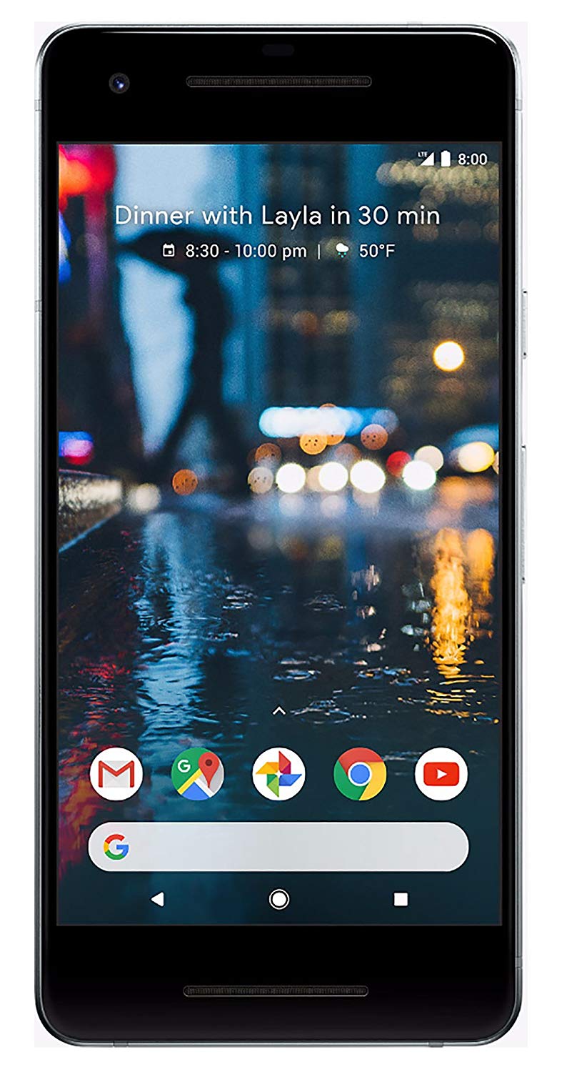 Restored Google Pixel 2 Factory Unlocked 64GB Clearly White (Refurbished) - image 4 of 8
