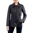 thumbnail image 2 of Anne Klein Women's Short PLUS Size Genuine Leather Jacket (Chocolate, 2XPlus), 2 of 3