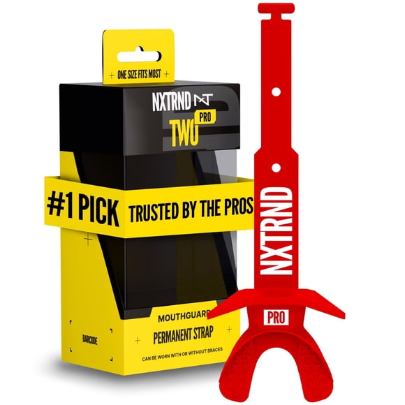 Protector Bucal NXT NXTRND Two Pro con Correa Permanente Roja