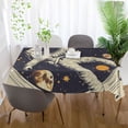 thumbnail image 5 of Yayeee Tablecloths for Rectangular Tables 60 x 60 inch Party Table Cover, Astronaut Floating, 5 of 6