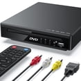 thumbnail image 1 of Mini DVD Player for TV, Small Size for Use in an RV/Trailer, CD Player for Home Stereo System, Included HDMI and RCA Cable, Supported Television/Laptop/Projector, 1 of 5
