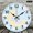 12x12in, variant on Creowell Elephant Moon Star Pattern No AA Battery Lncluded Silent Mechanical Movement, Battery Operated (AA Not Included) Lobby Corridor Dining Room Bedroom Office Classroom