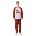 thumbnail image 3 of URMAGIC Matching Family Pajamas Sets Christmas Pj's with Lettler Print and Cartoon Elk Tee and Bottom Loungewear, 3 of 4
