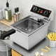 thumbnail image 5 of 10L Electric Deep Fryer, Removable Frying Basket Adjustable Temperature, Lid with Viewing Window and Odor Free Filter, 10.6 QT, 5 of 5