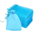 thumbnail image 2 of Clearance! Gift Candy Sheer Bags Mesh Jewelry Pouches Drawstring Bulk For Wedding Party Favors*100PCS, 2 of 7