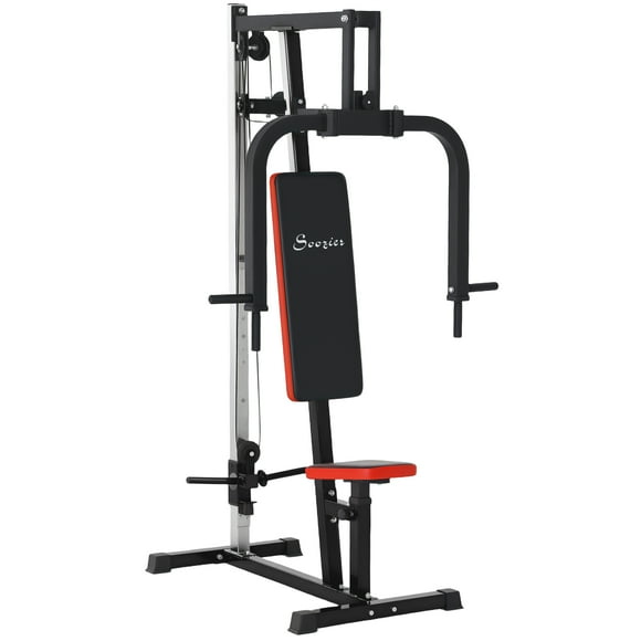 Soozier Chest Fly and Chest Press Machine for Upper Body Training