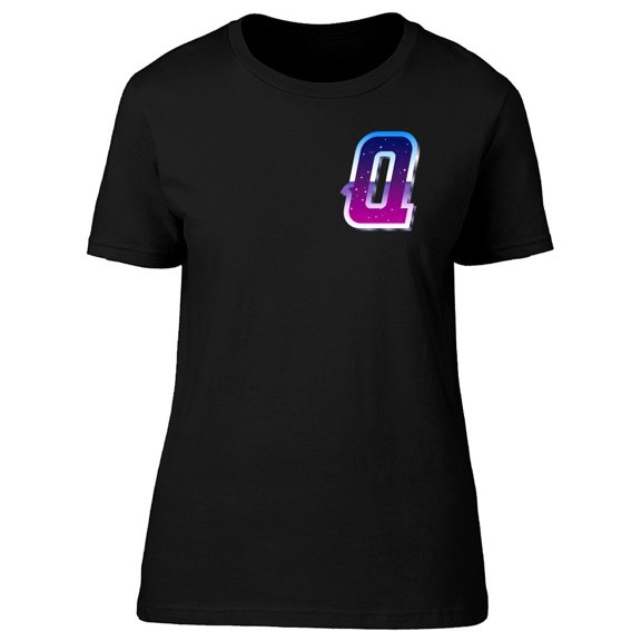 Retro Sci-Fi Q Letter Tee Men's -Image by Shutterstock