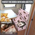 thumbnail image 5 of XYZCANDO Dachshund RV Dinette Cushion Covers Washable Camper Decor Stretchable Sofa Covers for Couches and Sofas Universal Slip Covers for Loveseat Pink, 5 of 7
