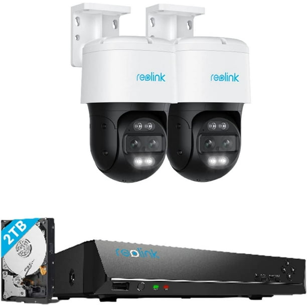 REOLINK 4K PTZ Security Cameras System, IP PoE Outdoor Cameras, 2X